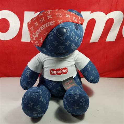 supreme x louis vuitton teddy bear replica